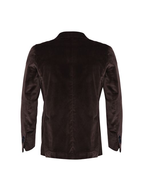 Giacca doppipetto in velluto di cotone Marrone Sartitude Napoli | RED 2 TXG2BUI42